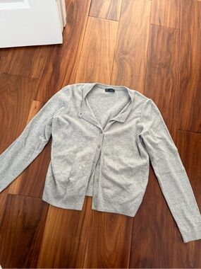 GAP Light Gray Women's Button Cardigan